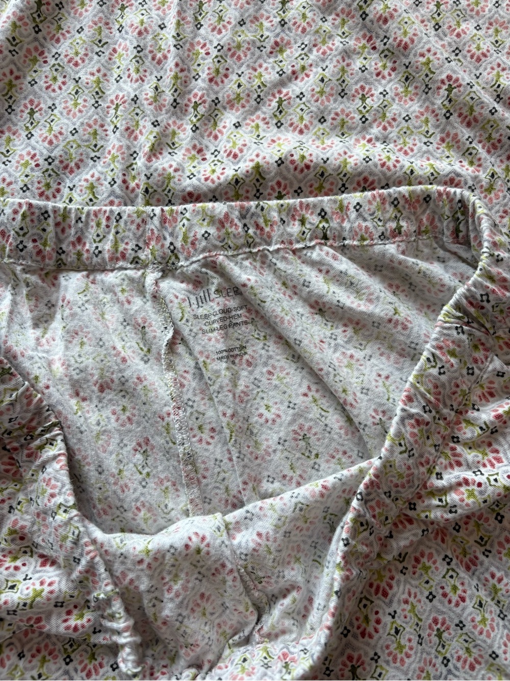J. Jill Sleep 100% Cotton Matching Floral Print Set (top: M, pants: S) Comfy - Picture 2 of 3